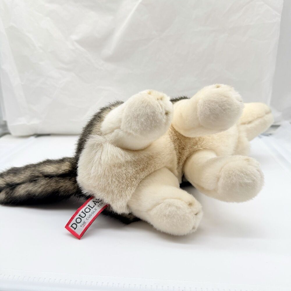 Douglas Cuddle Toys Atka The Wolf Dog 11" Stuffed Plush Animal #1833 Realistic - Picture 7 of 13